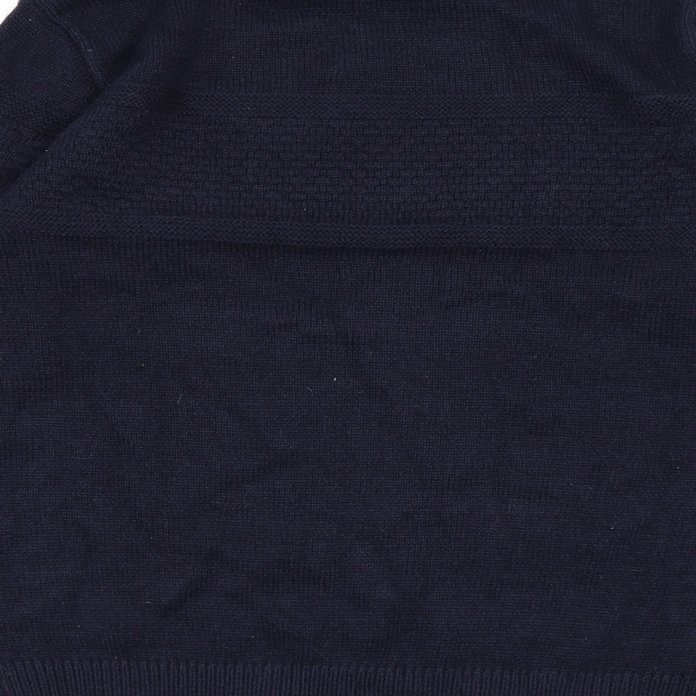 TU Mens Blue Knit Pullover Jumper Size M