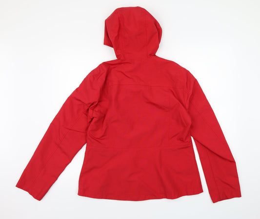 H&M Womens Red Rain Coat Coat Size M