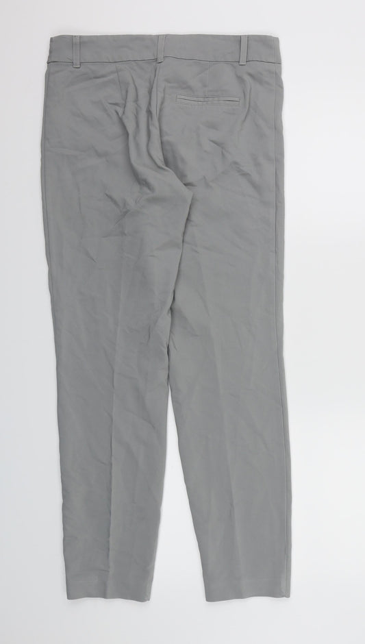 Papaya Womens Grey Trousers Size 10 L27 in