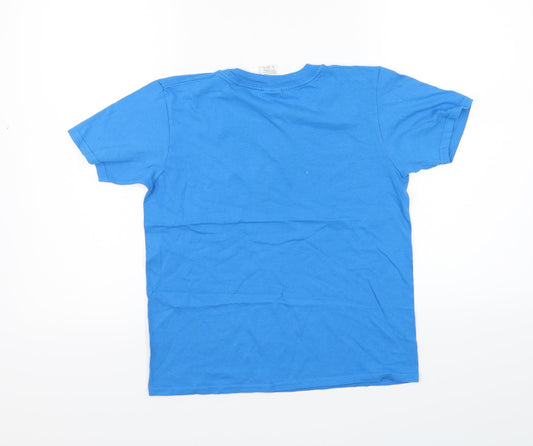 Gildan Boys Black Basic T-Shirt Size 9 Years