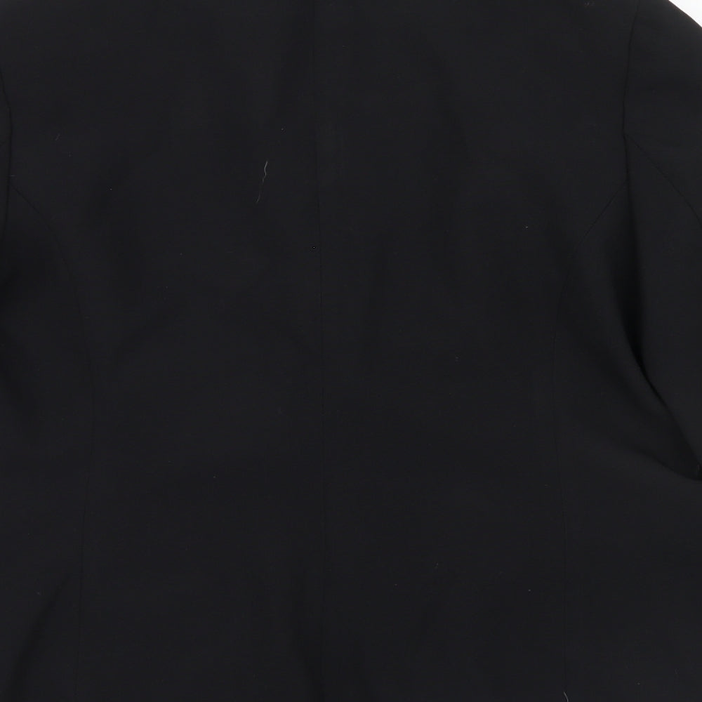 AMARANTO Womens Black Jacket Size 14