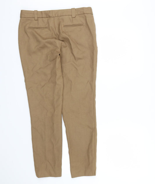 NEXT Womens Brown Trousers Size 10 L27 in