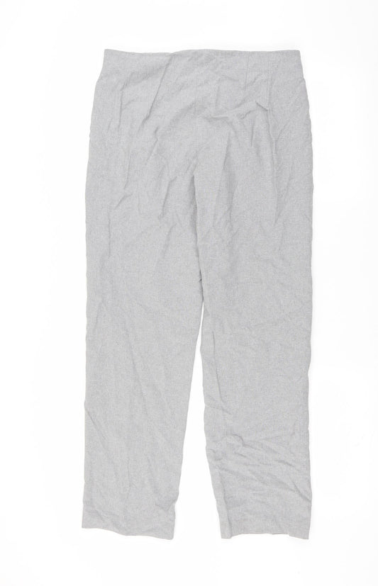 Marks and Spencer Womens Grey Trousers Size 12 L29 in