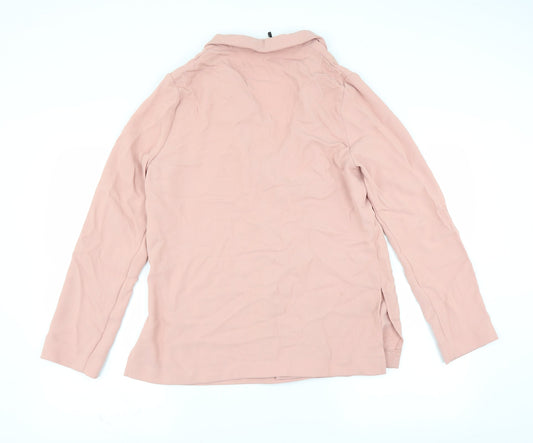 Preworn Womens Pink Jacket Blazer Size 12