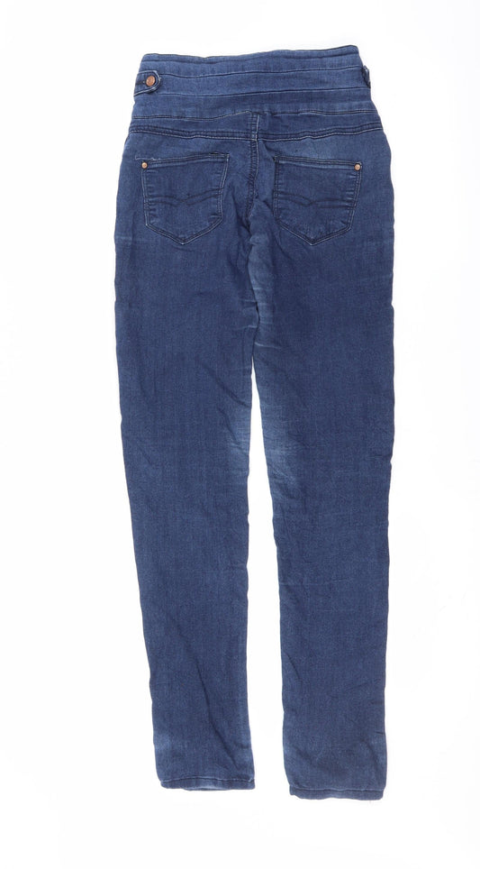 Primark Womens Blue Denim Skinny Jeans Size 6 L31 in