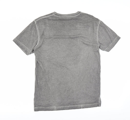 Indigo Mens Grey T-Shirt Size S - brixton