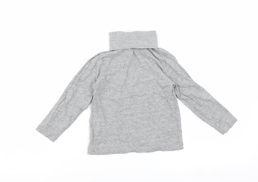 Lupilu Boys Grey Basic T-Shirt Size 12-18 Months - skate