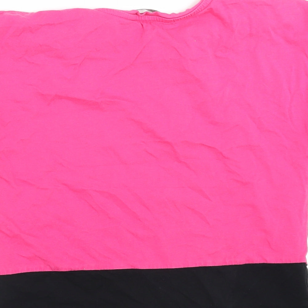 George Girls Pink Basic T-Shirt Size 7-8 Years - this girl can do anything