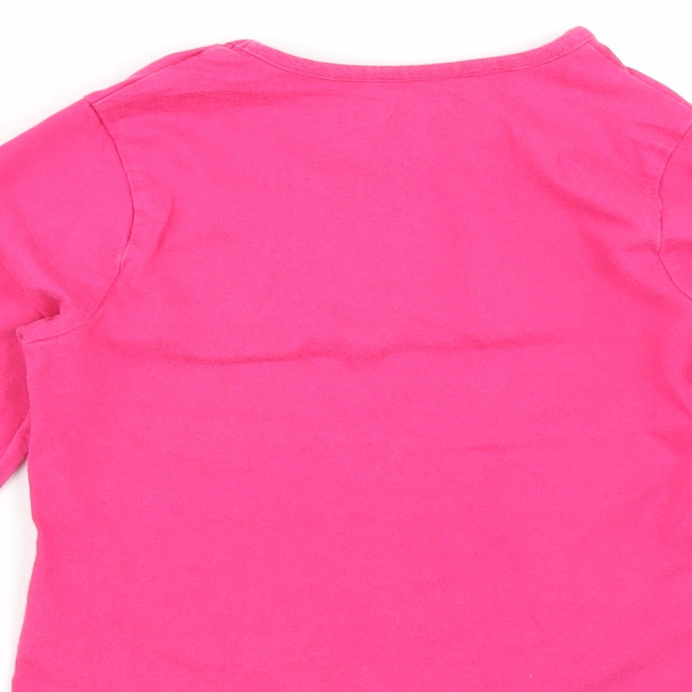 Jojo Siwa Girls Pink Basic T-Shirt Size 5-6 Years - jojo siva