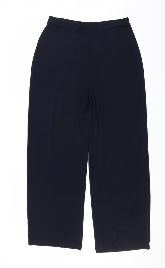Marks and Spencer Womens Blue Trousers Size 14 L31 in
