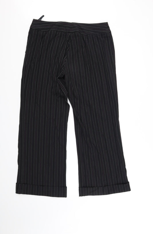 mackays Womens Black Trousers Size 16 L31 in