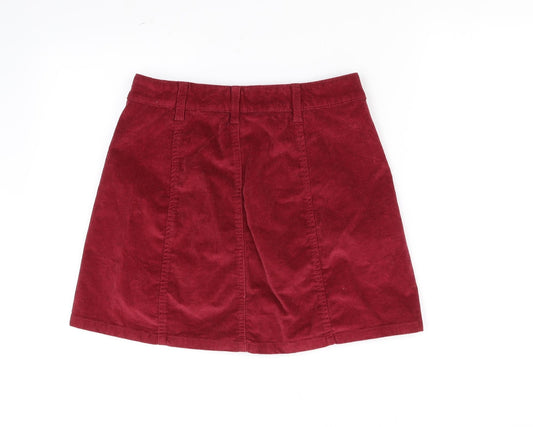 Celebrity Pink Womens Red Flare Skirt Size 28 in