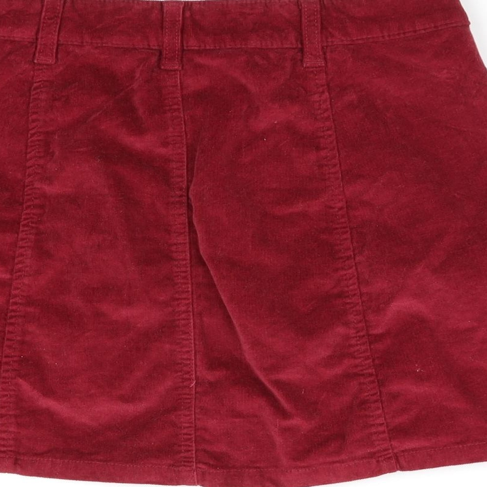 Celebrity Pink Womens Red Flare Skirt Size 28 in