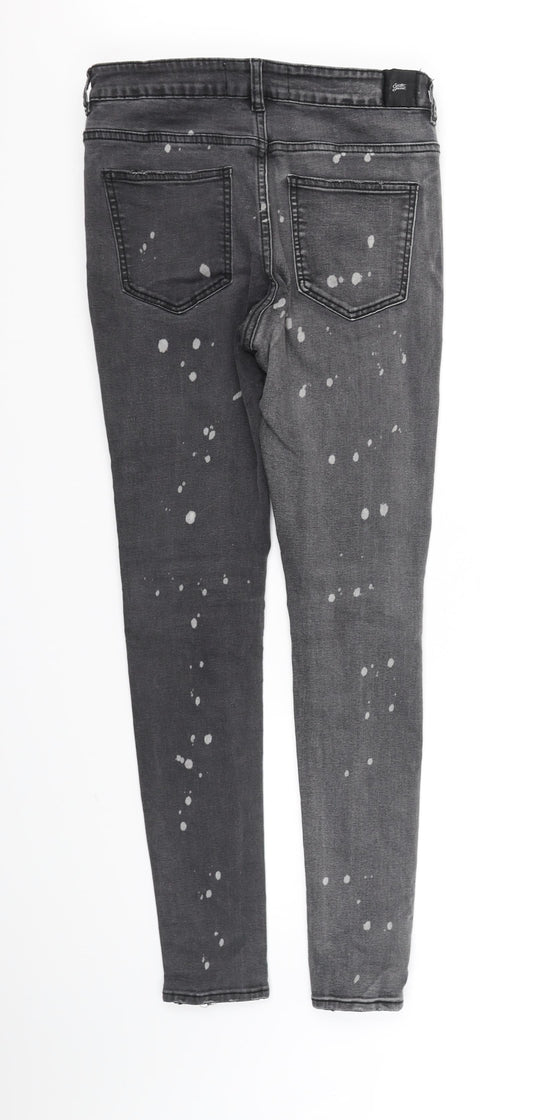 Sixth June Womens Grey Skinny Jeans Size 30 in L33 in - paint meant to be on pants
