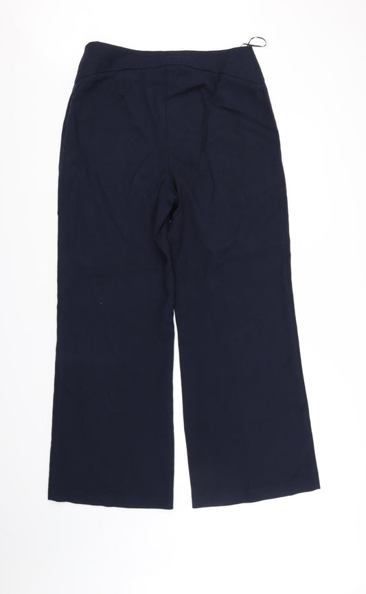 Marks and Spencer Womens Blue Trousers Size 12 L30 in