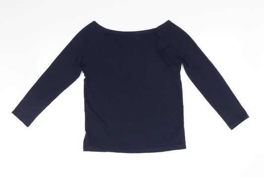H&M Girls Blue Basic T-Shirt Size 13-14 Years