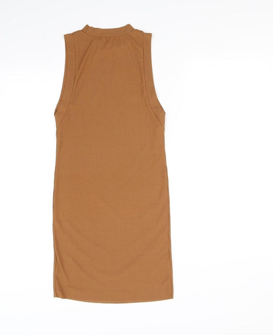Vera & Lucy Womens Orange Fit & Flare Size S