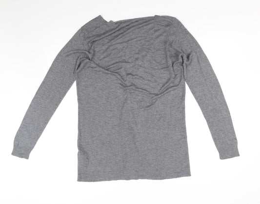 Store Twenty One Womens Grey Cardigan Jumper Size 16