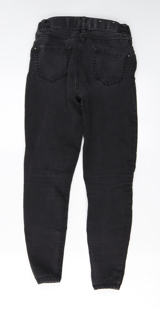 New Look Womens Black Jegging Trousers Size 6 L23 in