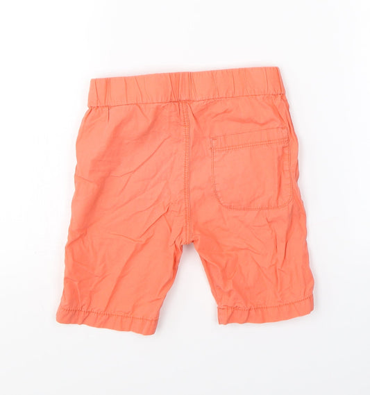 H&M Boys Orange Cargo Shorts Size 3-4 Years