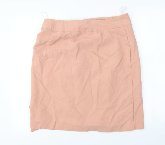 Dorothy Perkins Womens Pink A-Line Skirt Size 14