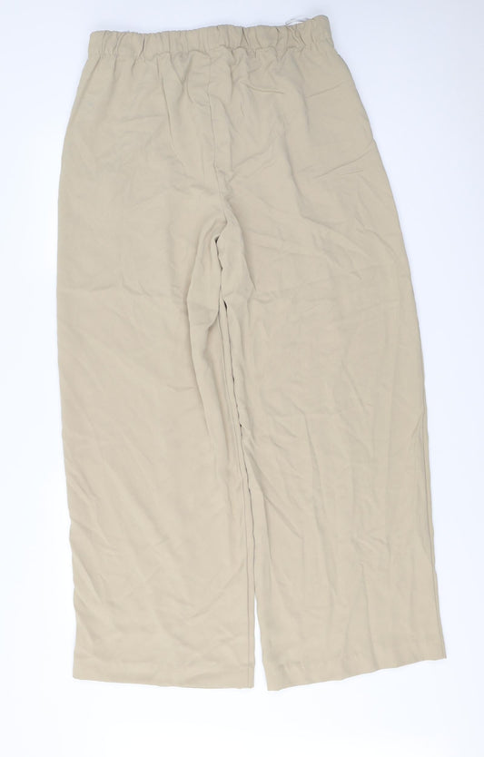 Marks and Spencer Womens Beige Trousers Size 16 L30 in
