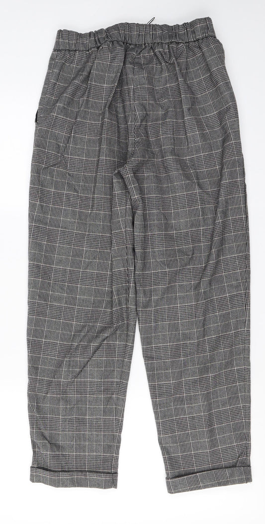 Pull&Bear Womens Grey Trousers Size L L24 in