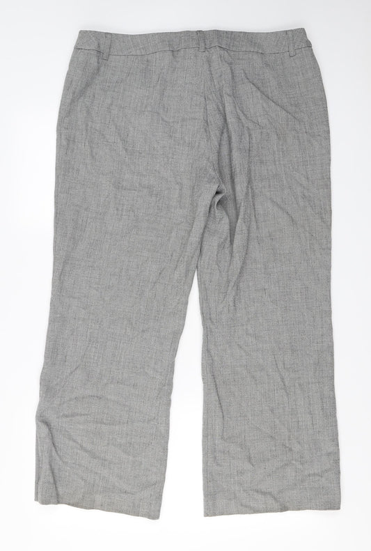 Berkertex Womens Grey Trousers Size 18 L25 in