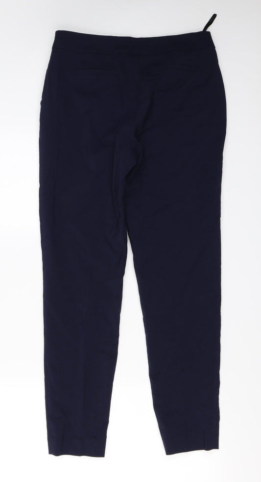 crane Womens Blue Trousers Size 12 L25 in