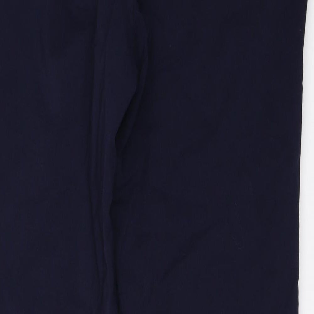 crane Womens Blue Trousers Size 12 L25 in