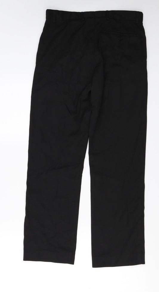 Cedar Wood State Mens Black Trousers Size 30 in L26 in