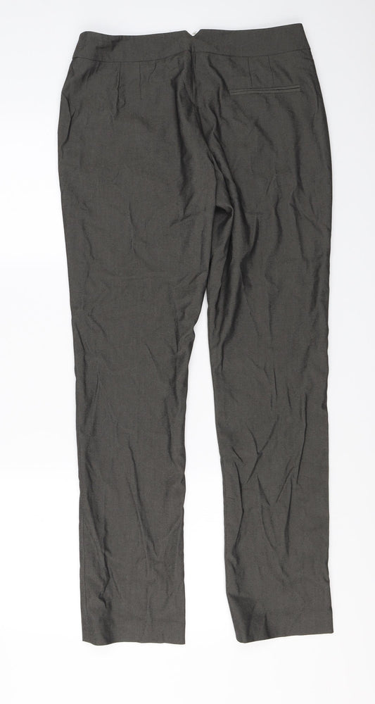 Linea Womens Grey Trousers Size 10 L29 in