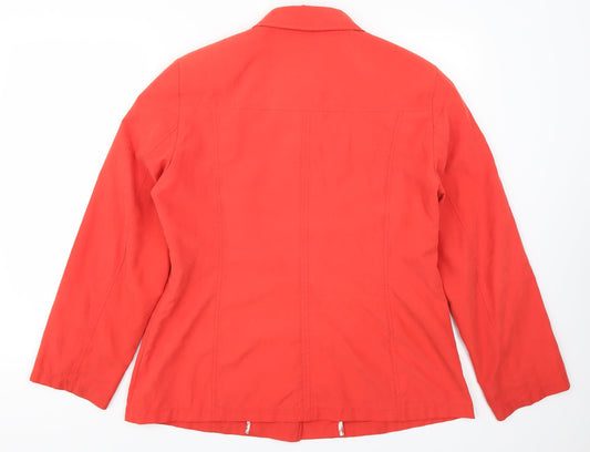 Marks and Spencer Womens Red Jacket Size 14