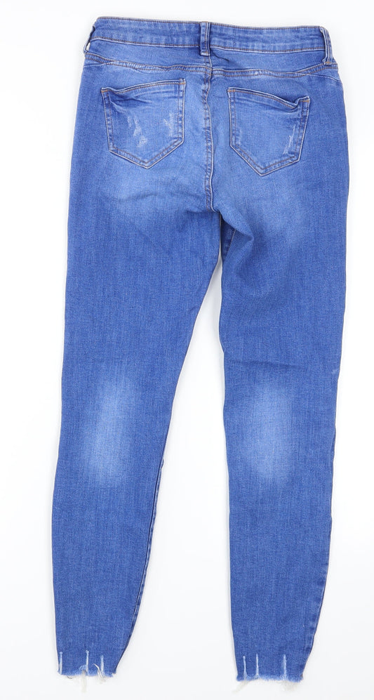 Denim Co Womens Blue Denim Skinny Jeans Size 10 L27 in