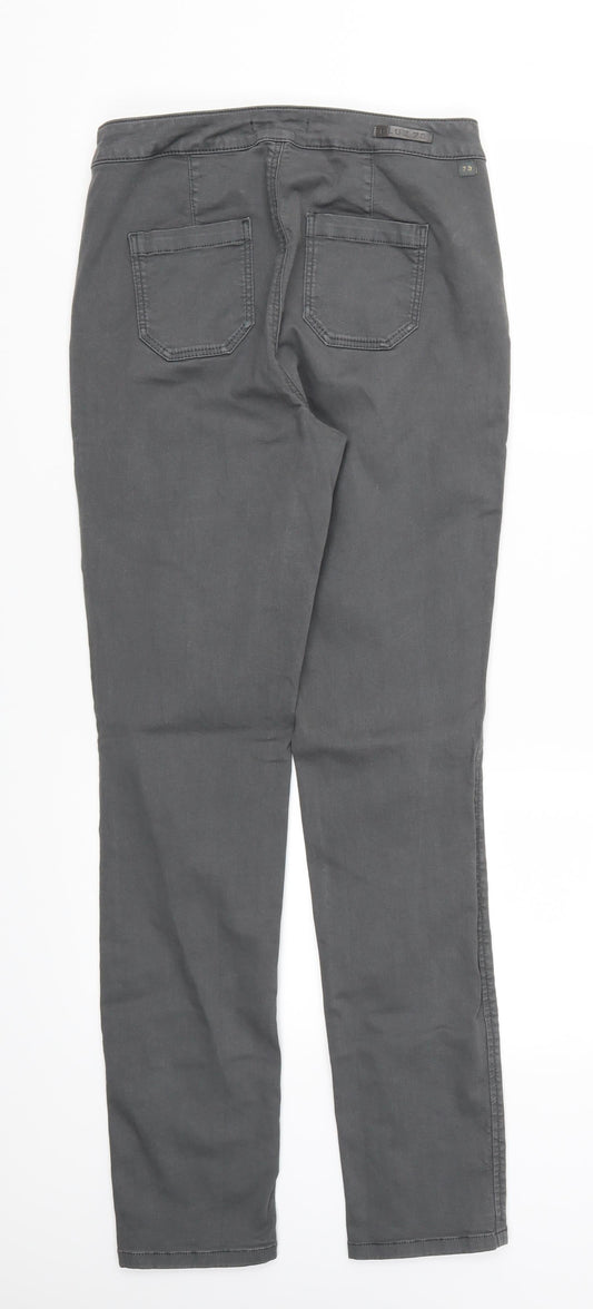 Blue Womens Grey Denim Skinny Jeans Size 10 L29 in