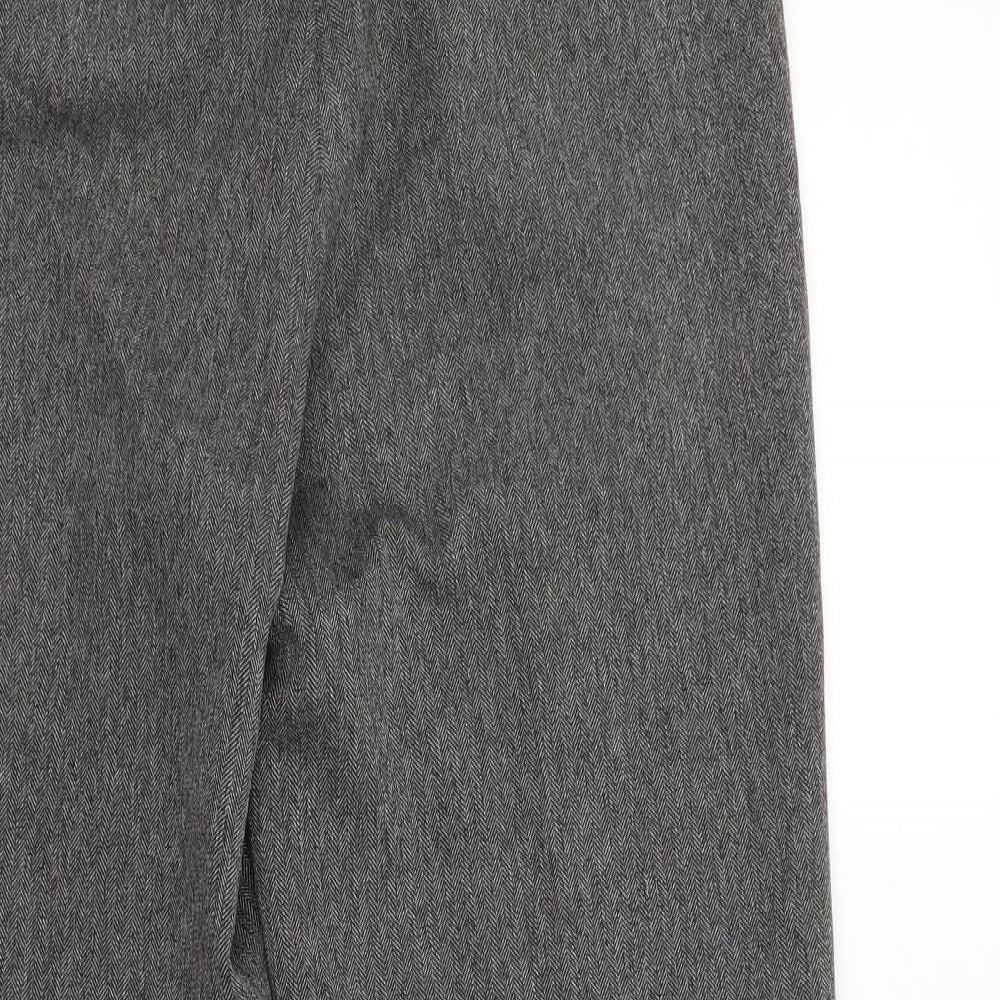 Berkertex Womens Grey Trousers Size 12 L29 in