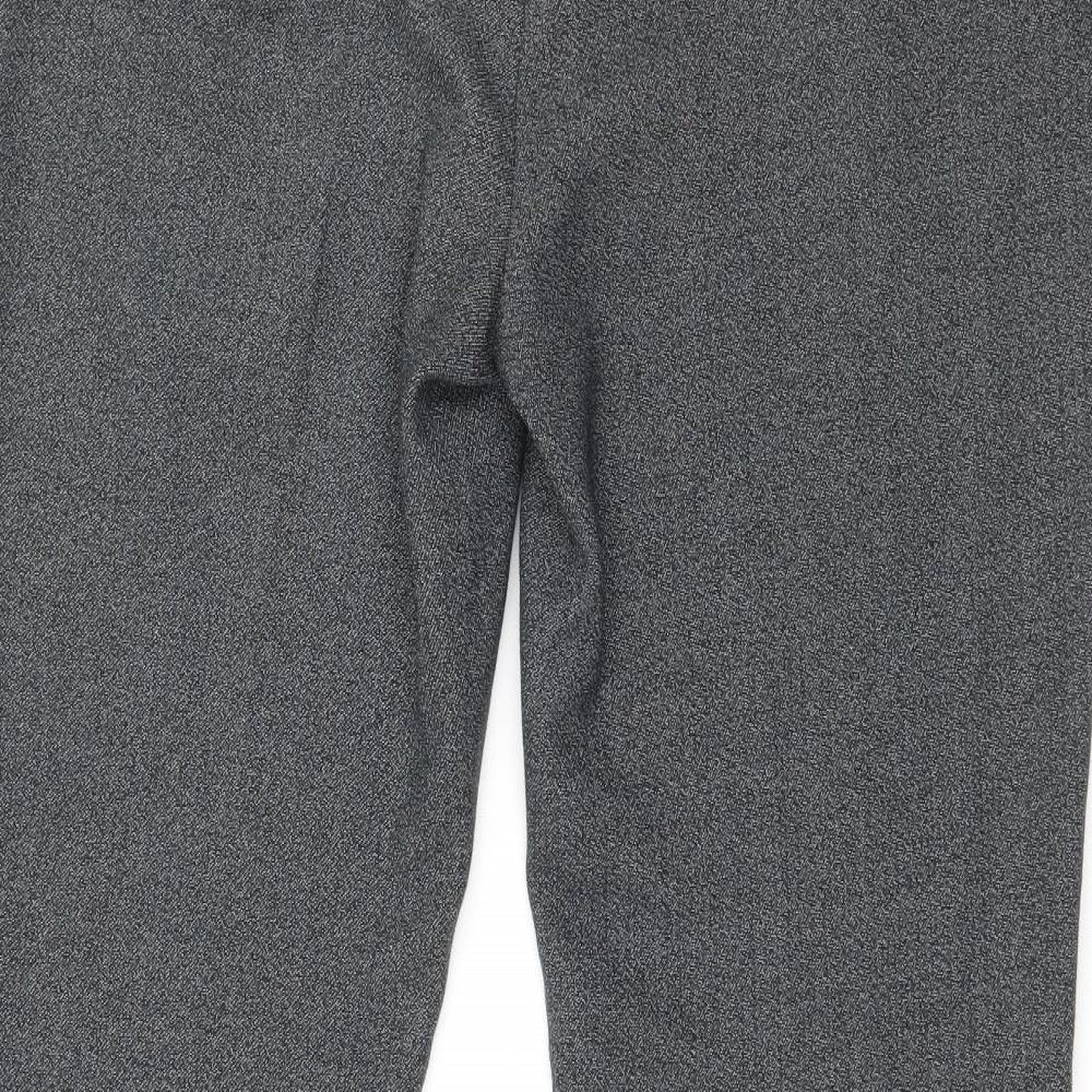 Per Una Womens Grey Trousers Size 12 L29 in
