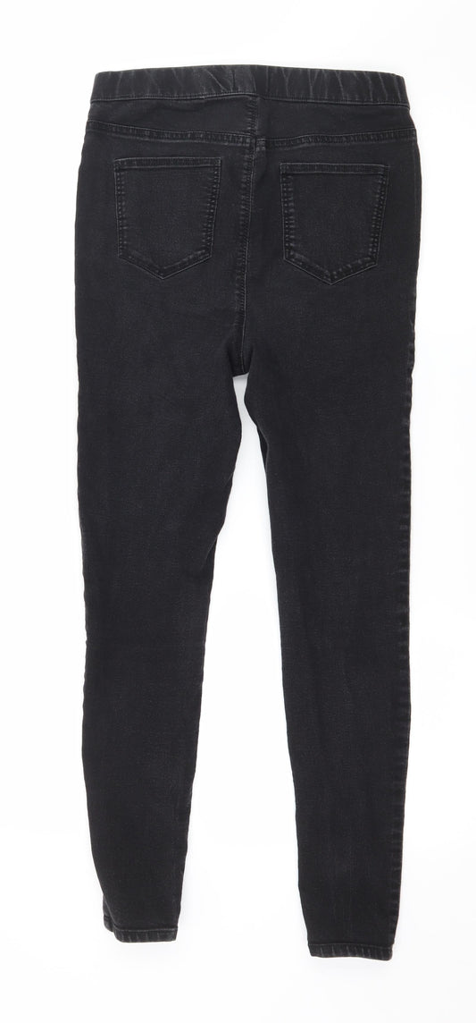 Matalan Womens Black Denim Jegging Jeans Size 10 L26 in