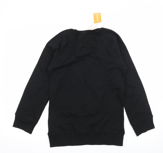 Blue Zoo Girls Black Jersey Pullover Sweatshirt Size 13-14 Years - Shoes
