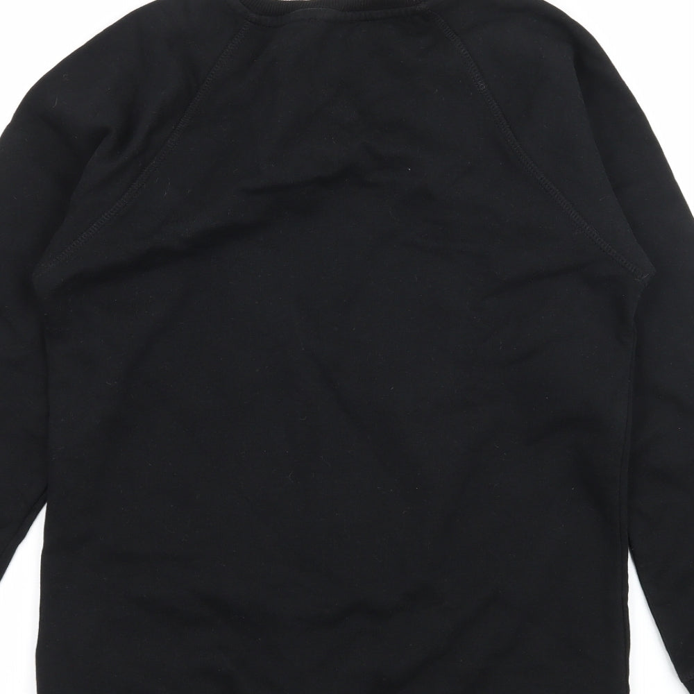 Blue Zoo Girls Black Jersey Pullover Sweatshirt Size 13-14 Years - Shoes