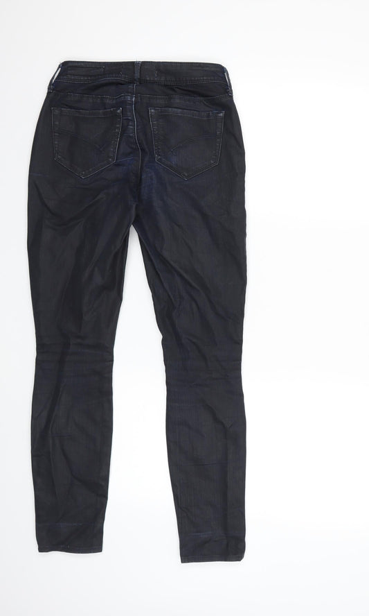 bulhead Womens Blue Skinny Jeans Size 26 in L27 in