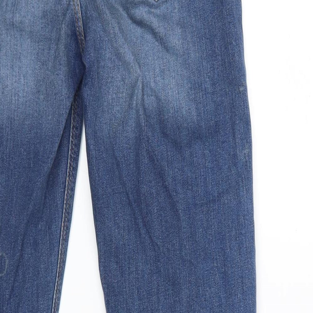 H&M Womens Blue Denim Skinny Jeans Size 8 L27 in