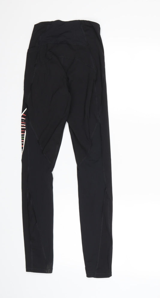 DOMYOS Womens Black Capri Leggings Size XS L30 in