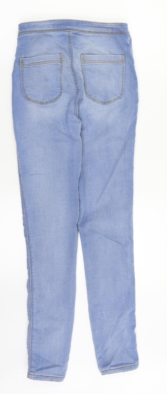 ASOS Womens Blue Denim Straight Jeans Size 26 in L32 in