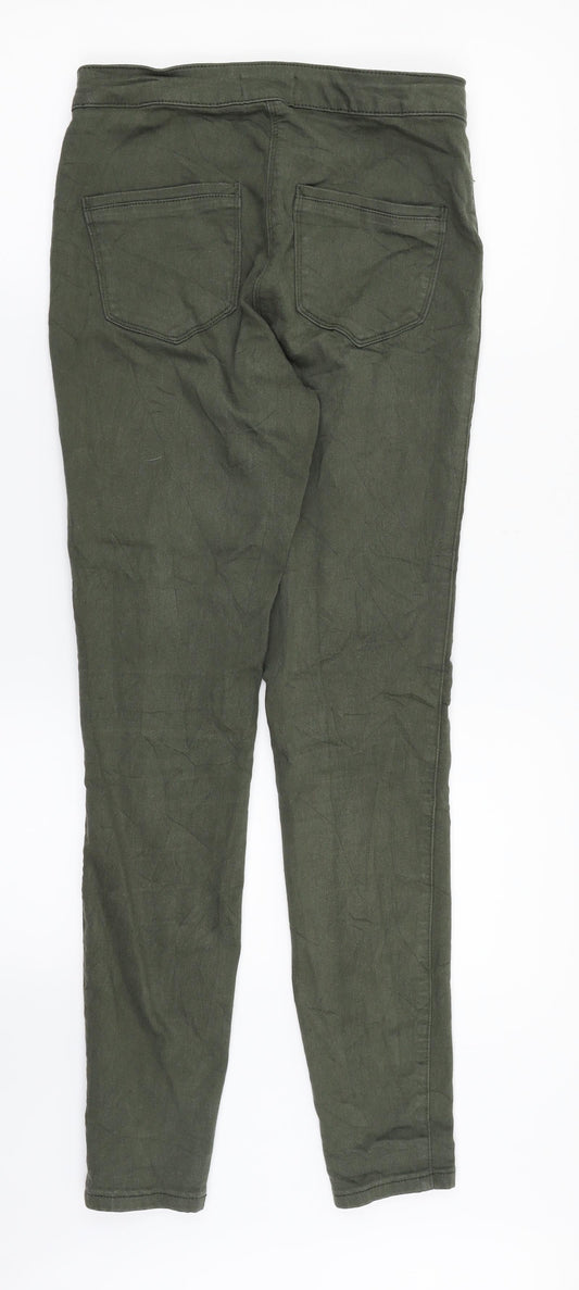Matalan Womens Green Denim Straight Jeans Size 10 L29 in