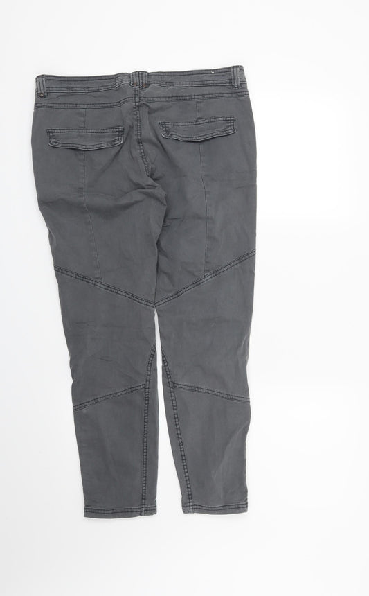 New Look Womens Grey Skinny Jeans Size 10 L26 in