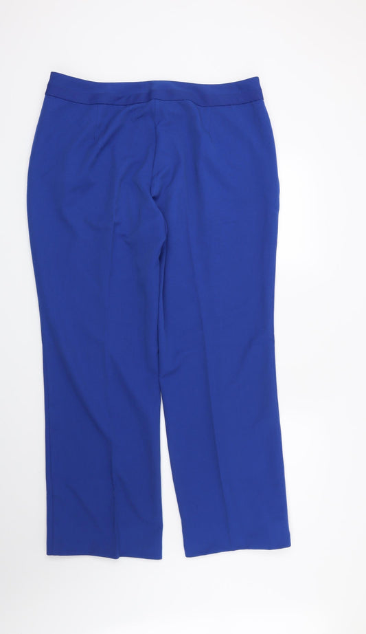 Marisota Womens Blue Trousers Size 18 L29 in