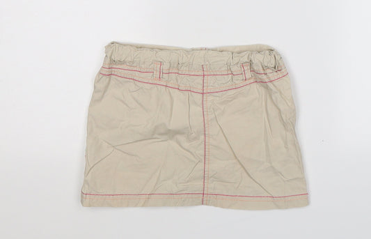 Cherokee Girls Beige Floral Mini Skirt Size 18-24 Months