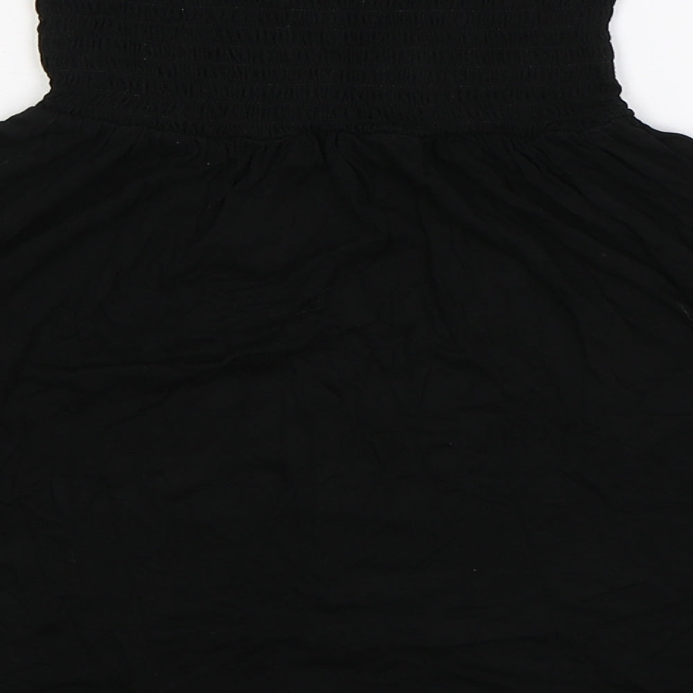 Divided Girls Black Basic T-Shirt Size 8 Years