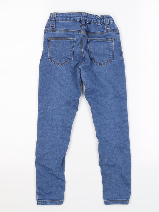 Denim Co Girls Blue Denim Skinny Jeans Size 5-6 Years